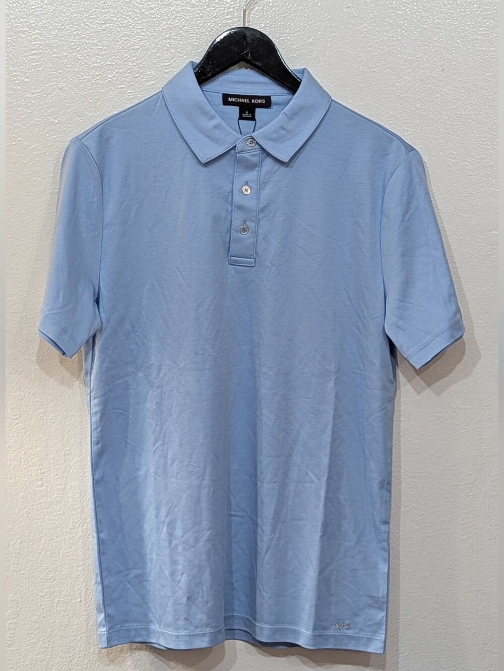 Michael Kors Men’s Sky Blue Short Sleeve Polo